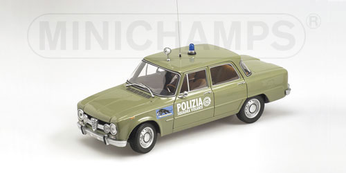 ALFA ROMEO GIULIA 1600 – 1970 – ‘POLIZIA’ (GREEN) 1:18 model