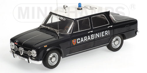 ALFA ROMEO GIULIA 1600 – 1970 – CARABINIERI (DARK BLUE) 1:18 model