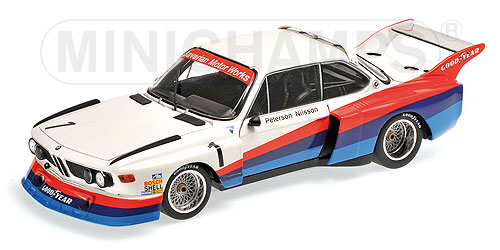 BMW 3.5 CSL – PETERSON/NILSSON – 6H SILVERSTONE 1976 L.E. 402 pcs. 1:18 model