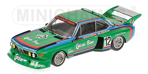 BMW 3.5 CSL – GR. 5 – ‘GÖSSER BIER’ – TEAM SCHNITZER – QUESTER/NILSSON – WINNERS 6H ZELTWEG – 1976 L.E. 1002 pcs. 1:18 model