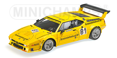 BMW M1 PROCAR – KREISTELEFONBUCH TEAM WINKELHOCK – CLAY REGAZZONI – DRM NORISRING 1979 L.E. 504 pcs. 1:18 model