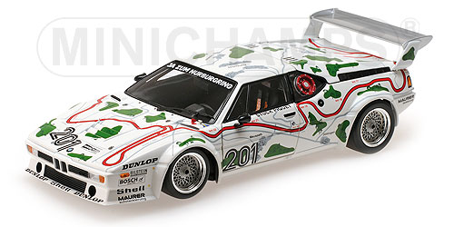 BMW M1 – BMW MOTORSPORT – STUCK/PIQUET – 3RD PLACE ADAC 1000KM – 1980 L.E. 1224 pcs. 1:18 model
