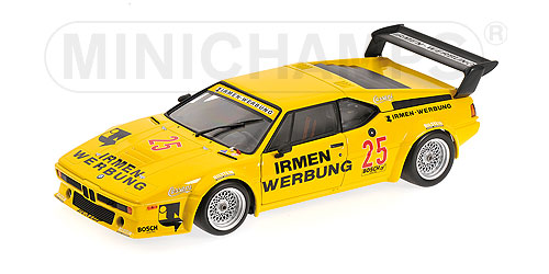 BMW M1 – ‘IRMEN WERBUNG’ – TEAM CASSANI – MANFRED WINKELHOCK – DRM – 1980 1:18 model