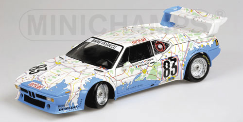 BMW M1 – ‘CARTE DE FRANCE’ – QUESTER/PIRONI/MIGNOT – TEAM BMW FRANCE – 24H LE MANS 1980 1:18 model