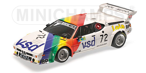 BMW M1 – BMW FRANCE ZOL’AUTO – ROUSSELOT/SÉRVANIN/FERRIER – 24H LE MANS 1981 L.E. 504 pcs. 1:18 model
