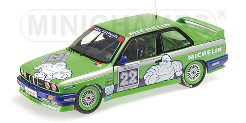 BMW M3 – TEAM ALPINA – CHRISTIAN DANNER – DOUBLE WINNER HOCKENHEIM DTM 1988 L.E. 762 pcs. 1:18 model