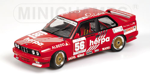 BMW M3 – ‘HERPA’ – GERHARD MUELLER – TEAM TAUBER MOTORSPORT – DTM 1988 1:18 model