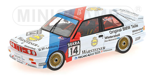 BMW M3 – BMW M-TEAM SCHNITZER – JOHNNY CECOTTO – DTM 1989 L.E. 504 pcs. 1:18 model