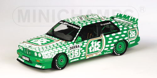 BMW M3 – ‘TICTAC’ – ALEXANDER BURGSTALLER – DTM 1992 1:18 model