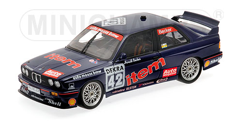 BMW M3 (E30) – AUTO MAASS BMW – HARALD BECKER – DTM 1992 L.E. 528 pcs. 1:18 model