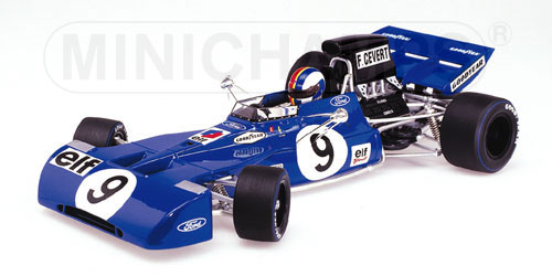 TYRRELL 003 F. CEVERT 1971 1:18 model