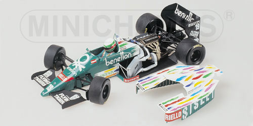 BENETTON 186 F1 T. FABI 1986 1:18 model