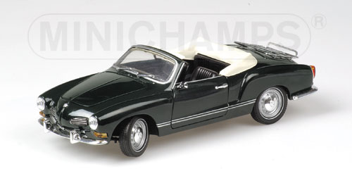 VOLKSWAGEN KARMANN GHIA CABRIOLET – 1970 – GREEN 1:24 model