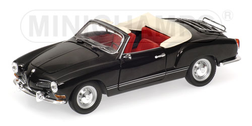 VOLKSWAGEN KARMANN GHIA CABRIOLET – 1970 – BLACK 1:24 model