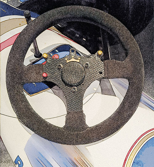 STEERING WHEEL WILLIAMS FW16 – AYRTON SENNA 1994 1:2 model