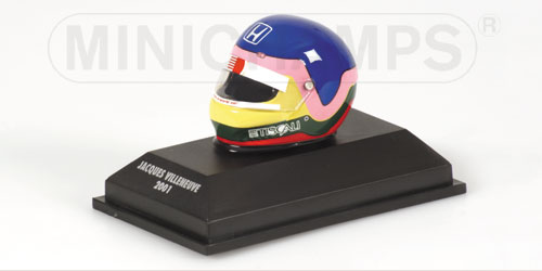 HELMET JACQUES VILLENEUVE 2001 1:8 model