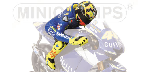 FIGURINE RIDING – VALENTINO ROSSI – WORLD CHAMPION MOTOGP 2005 L.E. 2999 pcs. 1:12 model