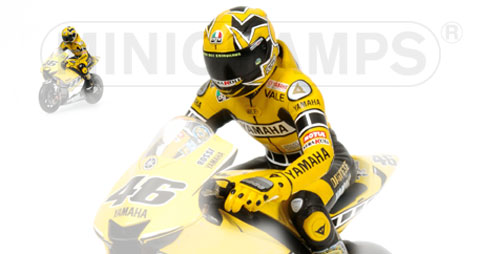 FIGURINE RIDING – VALENTINO ROSSI – WORLD CHAMPION MOTOGP 2005 LAGUNA SECA L.E. 2999 pcs. 1:12 model