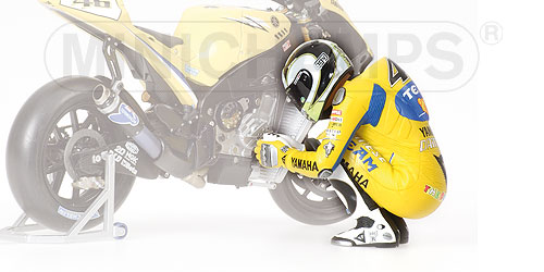 FIGURINE SITTING – VALENTINO ROSSI – MOTOGP 2006 L.E. 7046 pcs. 1:12 model