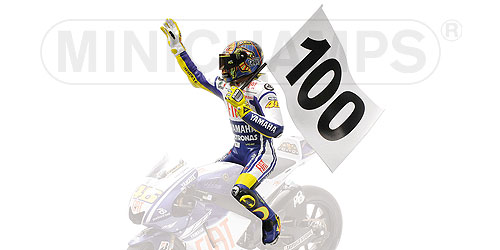 FIGURINE – VALENTINO ROSSI – 100 GP WINS MOTOGP ASSEN – 2009 1:12 model