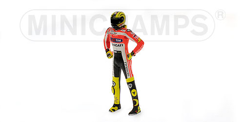 FIGURINE – VALENTINO ROSSI – LAUNCH 2011 L.E. 2699 pcs. 1:12 model