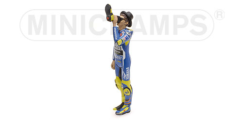 FIGURINE – VALENTINO ROSSI – MOTOGP 2016 – ‘VICTORY DRINK’ L.E. 999 pcs. 1:12 model