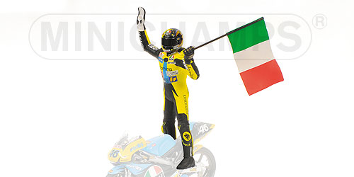 FIGURINE RIDING – VALENTINO ROSSI – GP 125 – 1996 L.E. 2000 pcs. 1:12 model