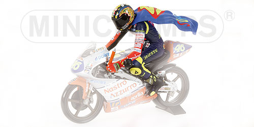 FIGURINE – RIDING – VALENTINO ROSSI – WORLD CHAMPION GP 125 1997 1:12 model