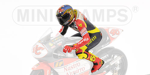 FIGURINE – RIDING – VALENTINO ROSSI – GP 250 IMOLA 1998 L.E. 3804 pcs. 1:12 model