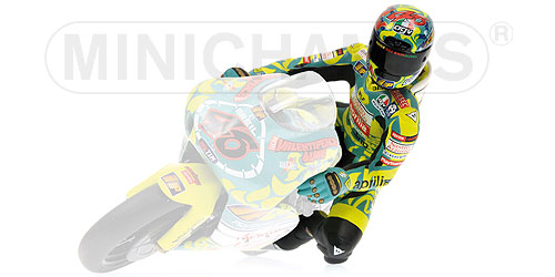 FIGURINE – RIDING – VALENTINO ROSSI – 250CCM GP MUGELLO 1999 L.E. 3996 pcs. 1:12 model