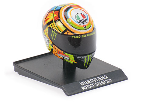 HELMET – VALENTINO ROSSI – MOTOGP QATAR 2011 1:10 model