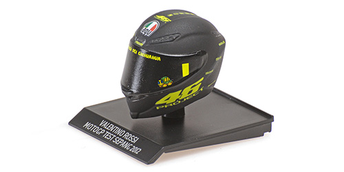 HELMET – VALENTINO ROSSI – MOTOGP TEST SEPANG 2012 1:10 model
