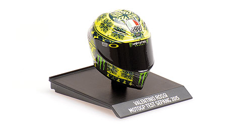 HELMET – VALENTINO ROSSI – MOTOGP TEST SEPANG 2015 1:10 model