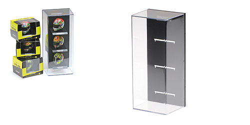 DISPLAY CASE FOR 1/10 SCALE HELMETS 1:10 model