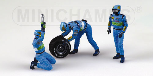 BENETTON TYRE CHANGE SET 2 – 1999 1:18 model
