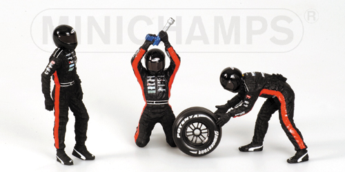 MINARDI FRONT TYRE CHANGE SET – 2003 1:18 model