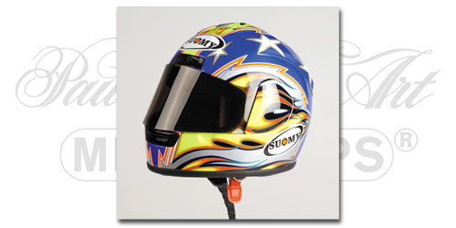 HELMET BEN BOSTROM 2001 LAGUNA SECA SUOMY HELMET 1:2 model