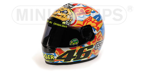 AGV HELMET – VALENTINO ROSSI – MOTOGP MUGELLO 2001 L.E. 999 pcs. 1:2 model