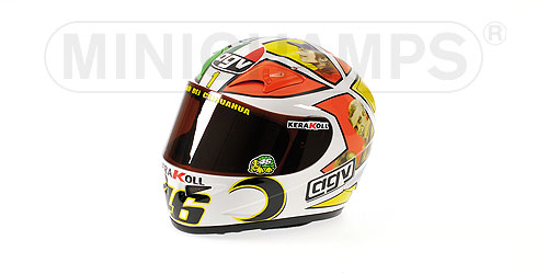 AGV HELMET – VALENTINO ROSSI – MOTOGP MUGELLO – 2006 1:2 model
