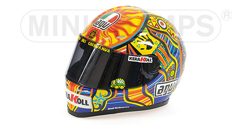 AGV HELMET – VALENTINO ROSSI – MOTOGP – 2008 L.E. 999 pcs. 1:2 model