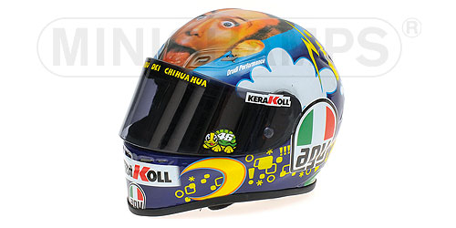 AGV HELMET – VALENTINO ROSSI – MOTOGP MUGELLO – 2008 L.E. 999 pcs. 1:2 model