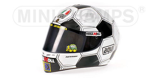 AGV HELMET – VALENTINO ROSSI – MOTOGP BARCELONA – 2008 L.E. 999 pcs. 1:2 model