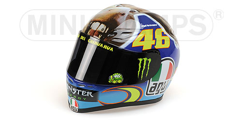 AGV HELMET – VALENTINO ROSSI – MOTOGP MISANO – 2009 L.E. 999 pcs. 1:2 model