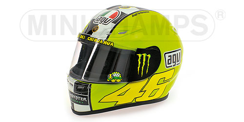 AGV HELMET – VALENTINO ROSSI – MOTOGP 2009 – WINTER TEST L.E. 999 pcs. 1:2 model