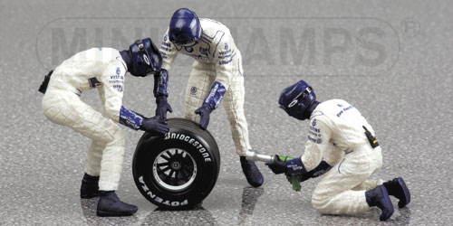 WILLIAMS REAR TYRE CHANGE SET PS’00 1:43 model