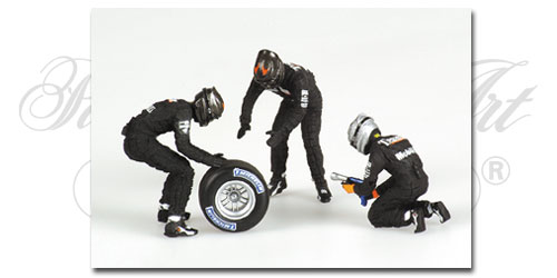 MCLAREN REAR TYRE CHANGE SET PS’02 1:43 model