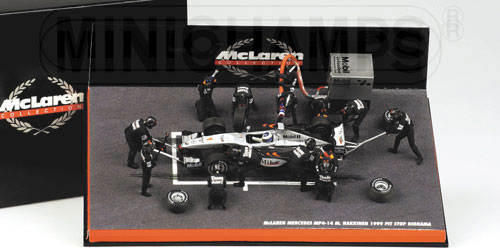 MCLAREN DIORAMA WITH CAR M.H. 1999 1:43 model