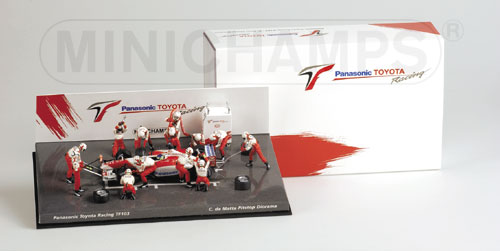 TOYOTA C.MATTA DIORAMA W.CAR PS’03 1:43 model
