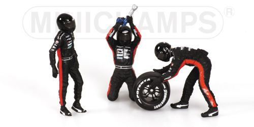 MINARDI FRONT TYRE CHANGE SET PS’03 1:43 model