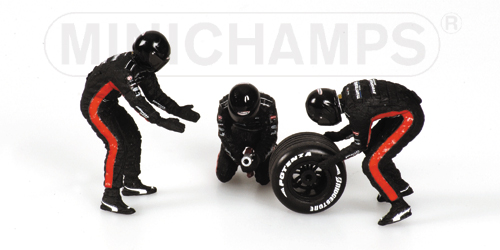 MINARDI REAR TYRE CHANGE SET PS’03 1:43 model